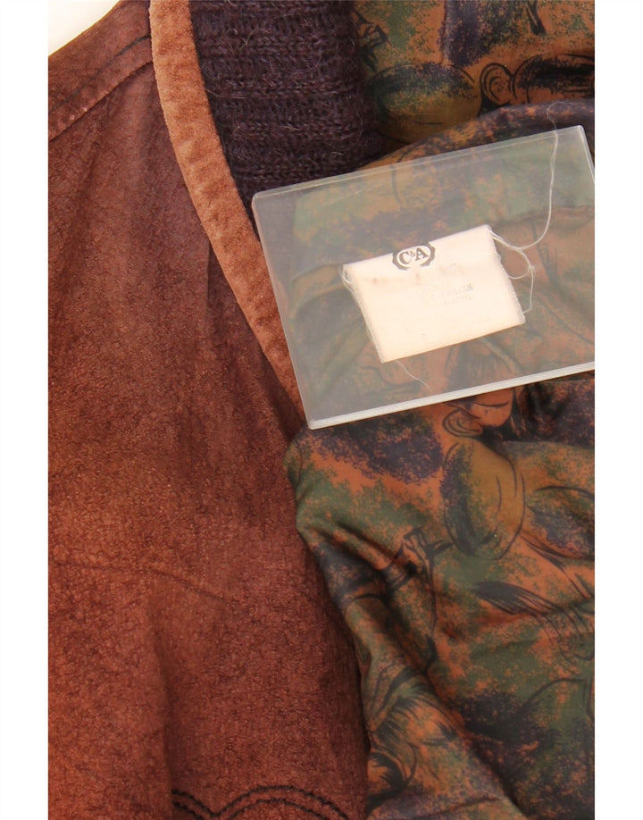 C&A Mens Knit Bomber Jacket Medium Πολύχρωμο Fair Isle