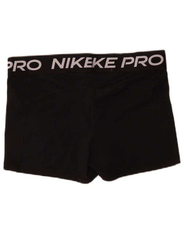 Γυναικείο αθλητικό σορτς Nike γραφικό Dri Fit UK 18 XL μαύρο πολυεστέρα