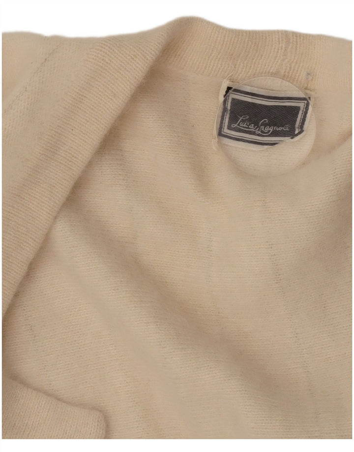 Luisa Spagnoli Γυναικείο Open Bolero Jumper UK 14 Medium Beige