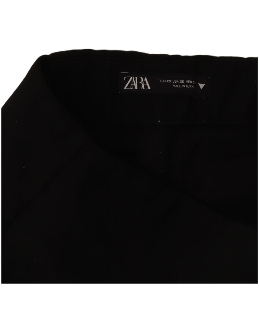 Zara Γυναικείο Hot Παντελόνι XS W24 Μαύρο Πολυεστέρας