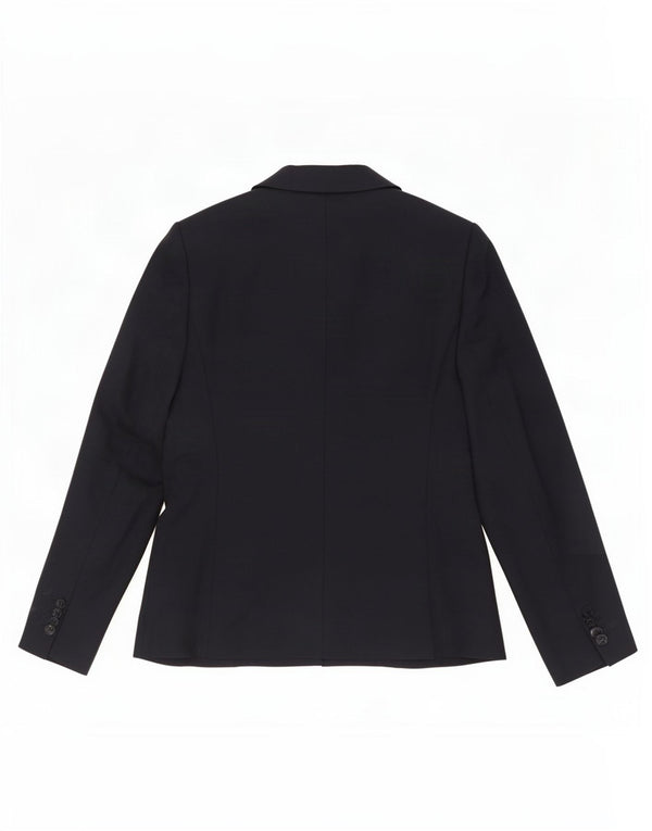 Laura Ashley Γυναικείο σακάκι 5 κουμπιών UK 12 Medium Navy Blue Wool