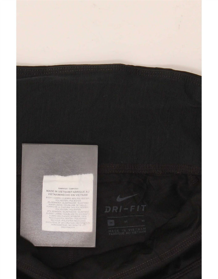 Γυναικεία κολάν Nike Dri Fit UK 12 Medium Black Colourblock Polyester