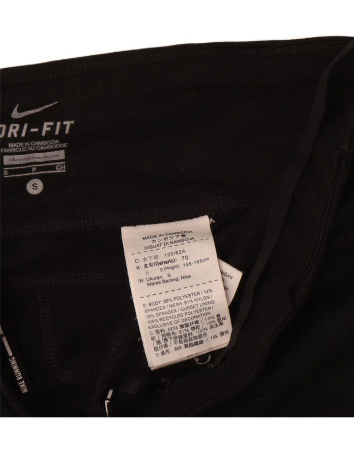 Γυναικεία κολάν Nike Dri Fit Capri UK 10 Small Black Polyester