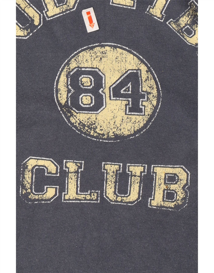 Marks & Spencer Γυναικεία γραφική φούτερ Jumper UK 16 Large Navy Blue