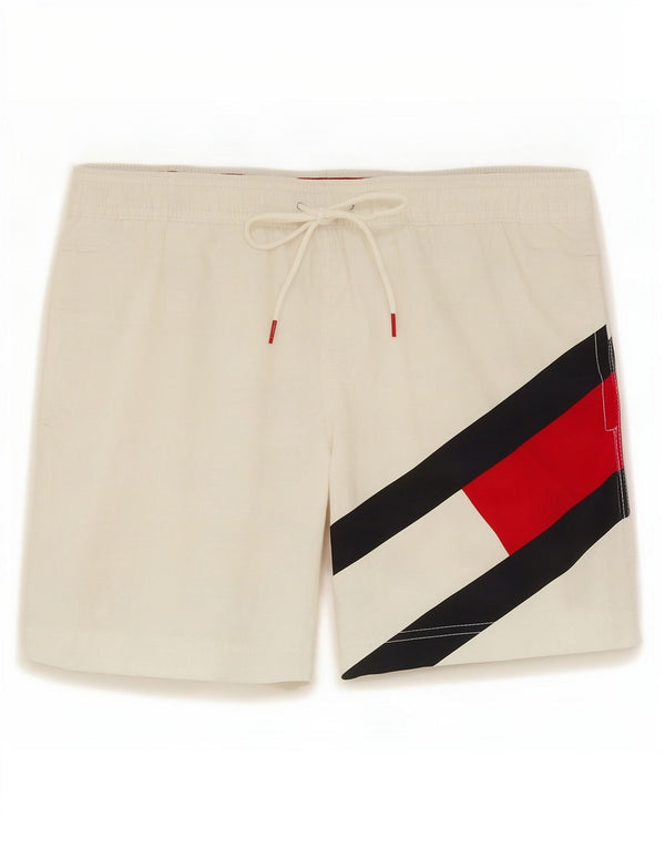 Ανδρικό σορτς κολύμβησης Tommy Hilfiger Slim Fit Small White Colourblock