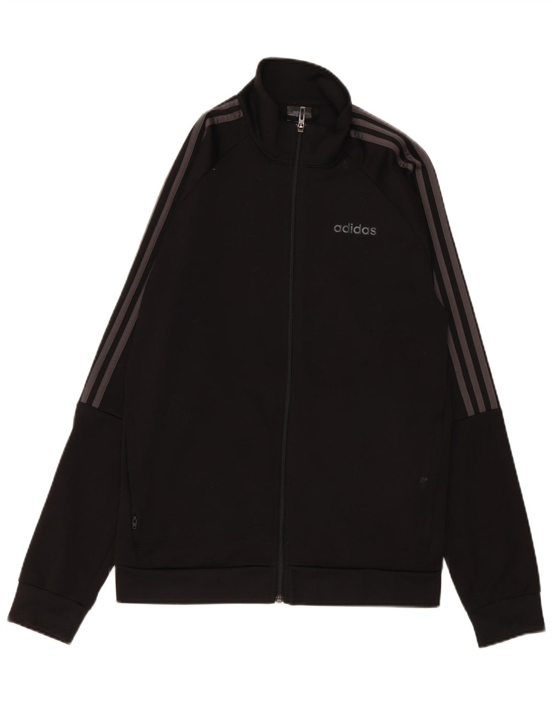 Ανδρική φόρμα Adidas Climalite Top Jacket UK 40/42 Medium Black Polyester