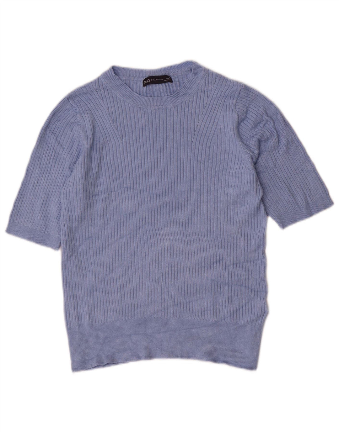 Marks & Spencer Γυναικείο πουλόβερ με λαιμόκαυστο UK 12 Medium Blue