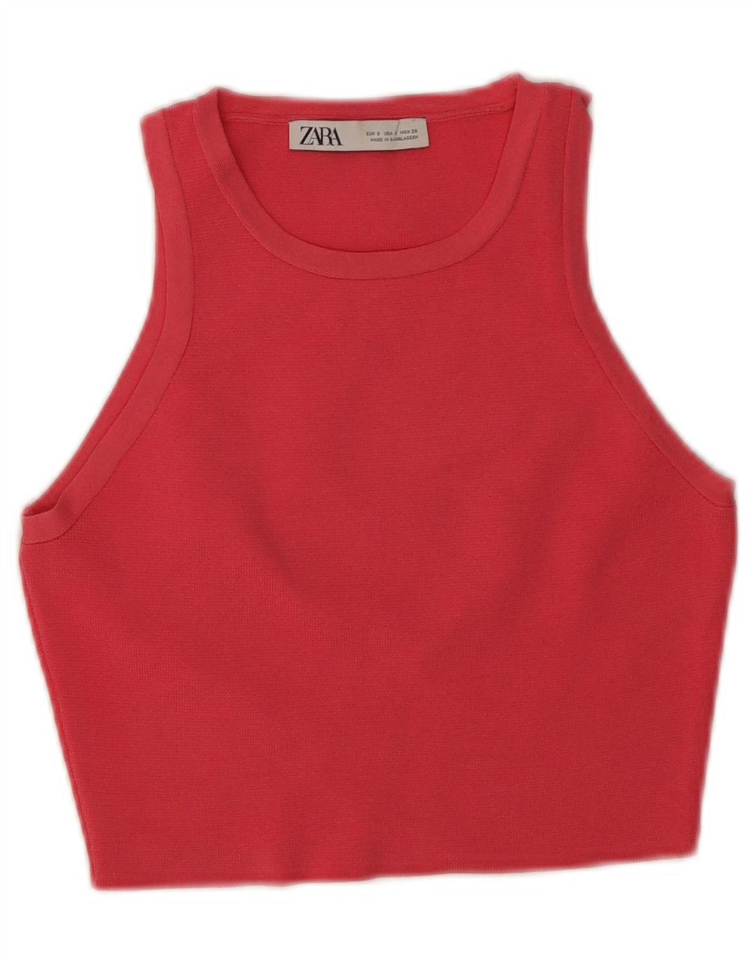Zara Γυναικείο Γιλέκο Crop Top UK 8 Small Pink
