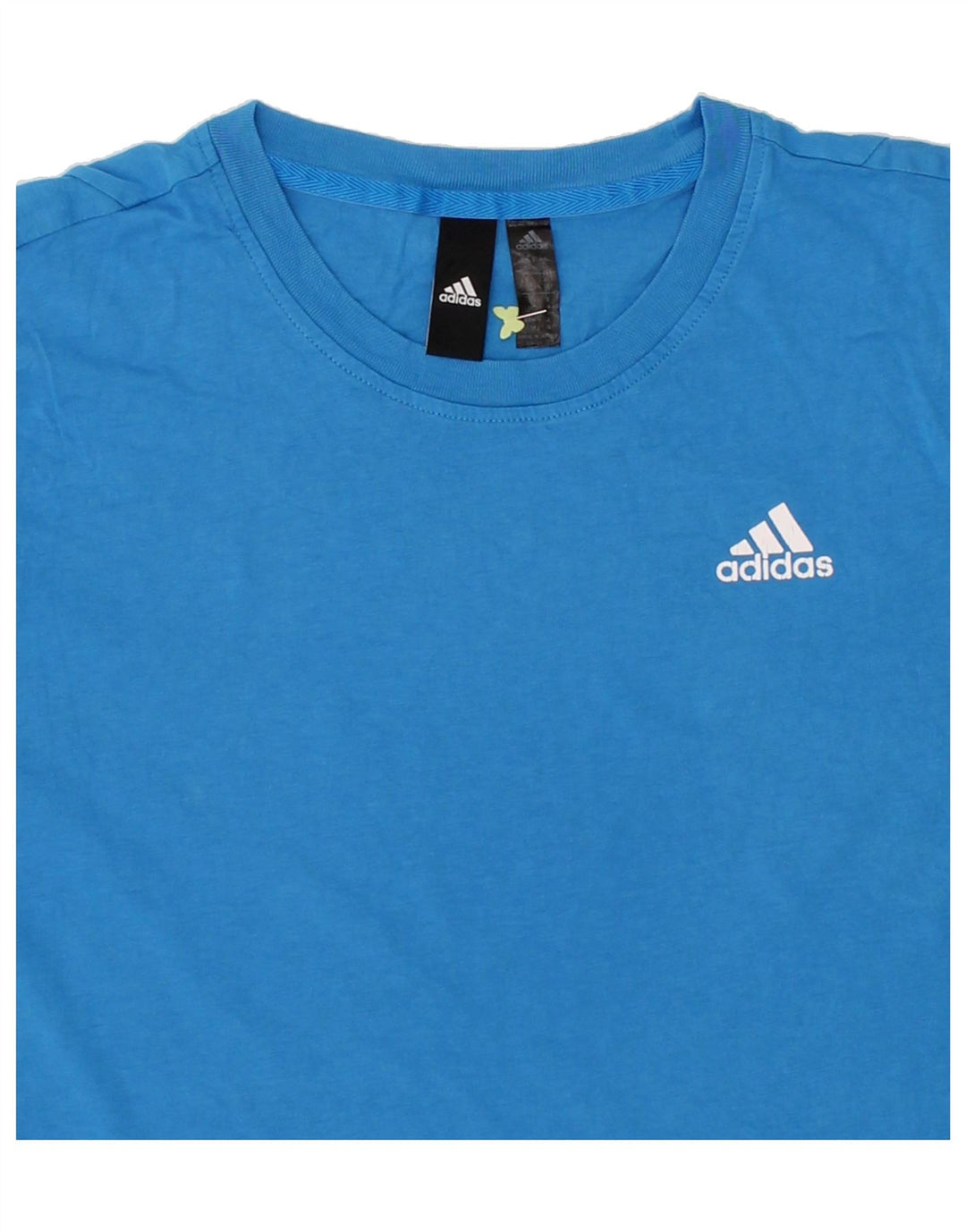 ADIDAS Mens T-Shirt Top Medium Blue Cotton Vintage Adidas and Second-Hand Adidas from Messina Hembry 