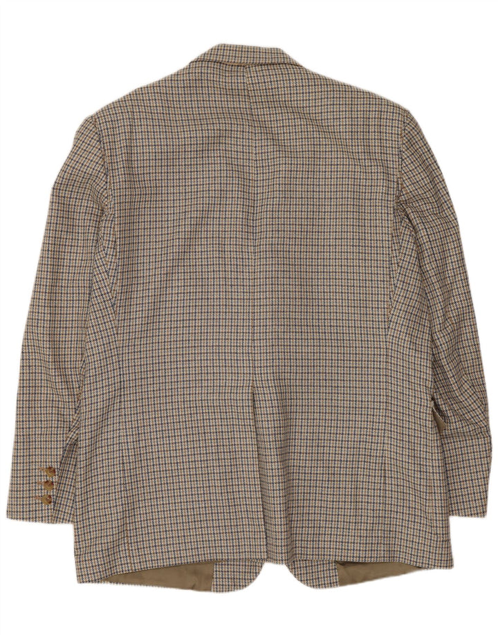 Orvis Ανδρικό σακάκι σακάκι με 2 κουμπιά UK 44 2XL Beige Houndstooth