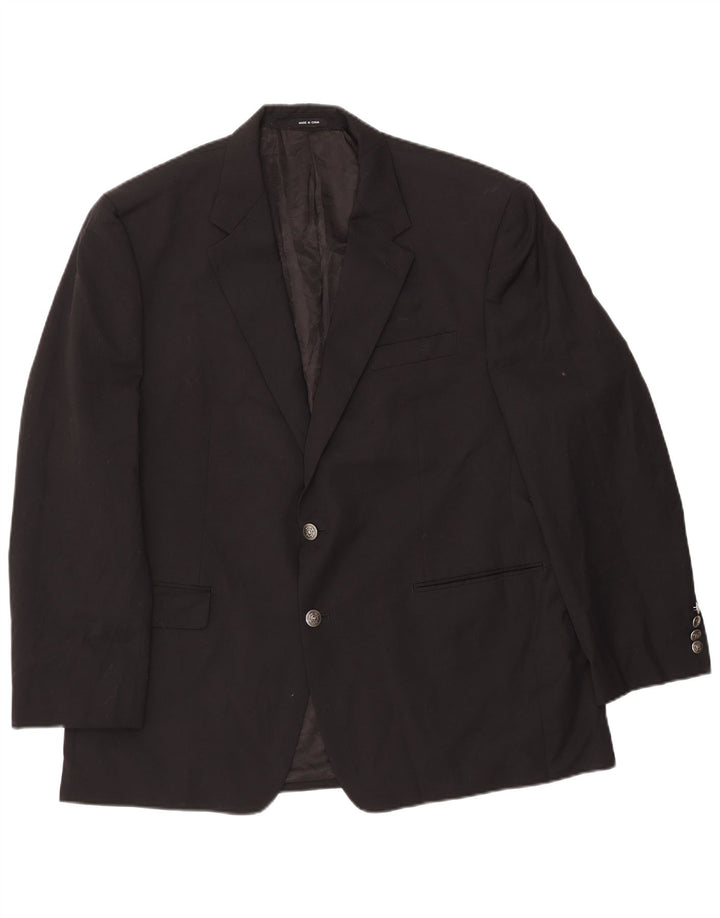 Ralph Lauren Ανδρικό σακάκι με 2 κουμπιά σακάκι UK 46 2XL μαύρο μαλλί