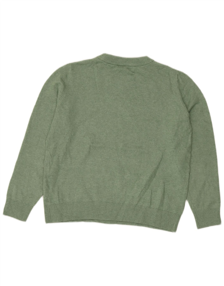 Marks & Spencer Γυναικείο πουλόβερ με λαιμόκοψη UK 14 Medium Green