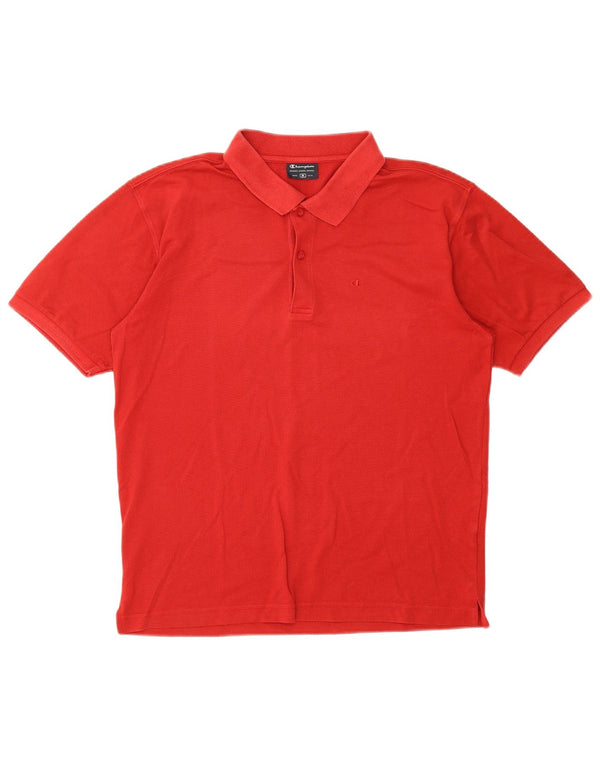 Ανδρικό μπλουζάκι πόλο Champion Medium Red