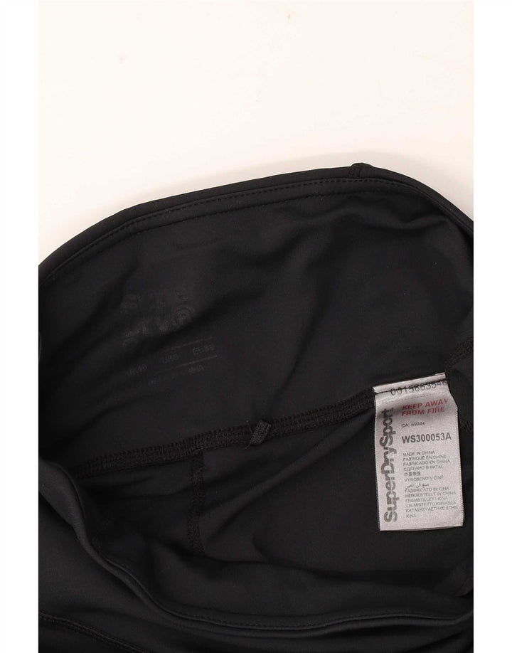 Γυναικεία γραφικά κολάν Superdry UK 10 Small Black Polyester