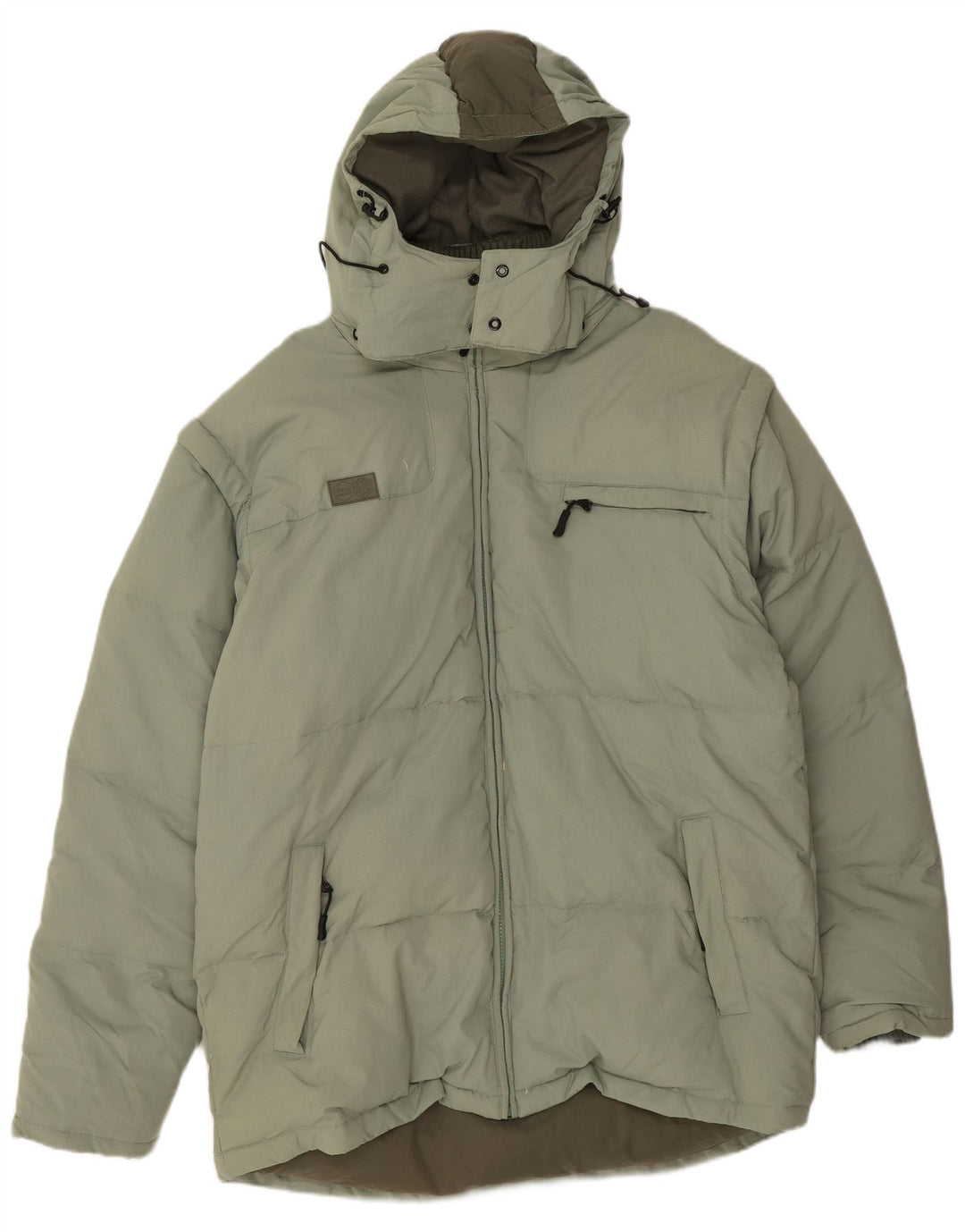 Fila Ανδρικό μπουφάν με κουκούλα UK 42 XL Green Polyamide
