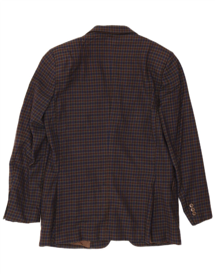 Aquascutum Ανδρικό σακάκι με 2 κουμπιά σακάκι UK 38 μεσαίο πολύχρωμο Gingham