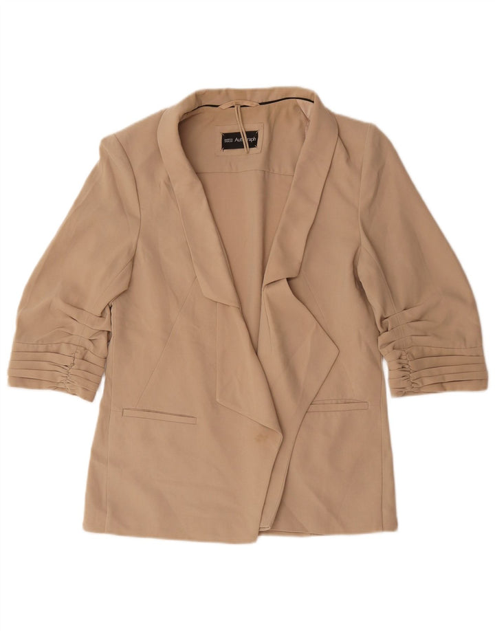 Marks & Spencer Γυναικείο Μπλέιζερ 3/4 μανίκι UK 12 Medium Beige