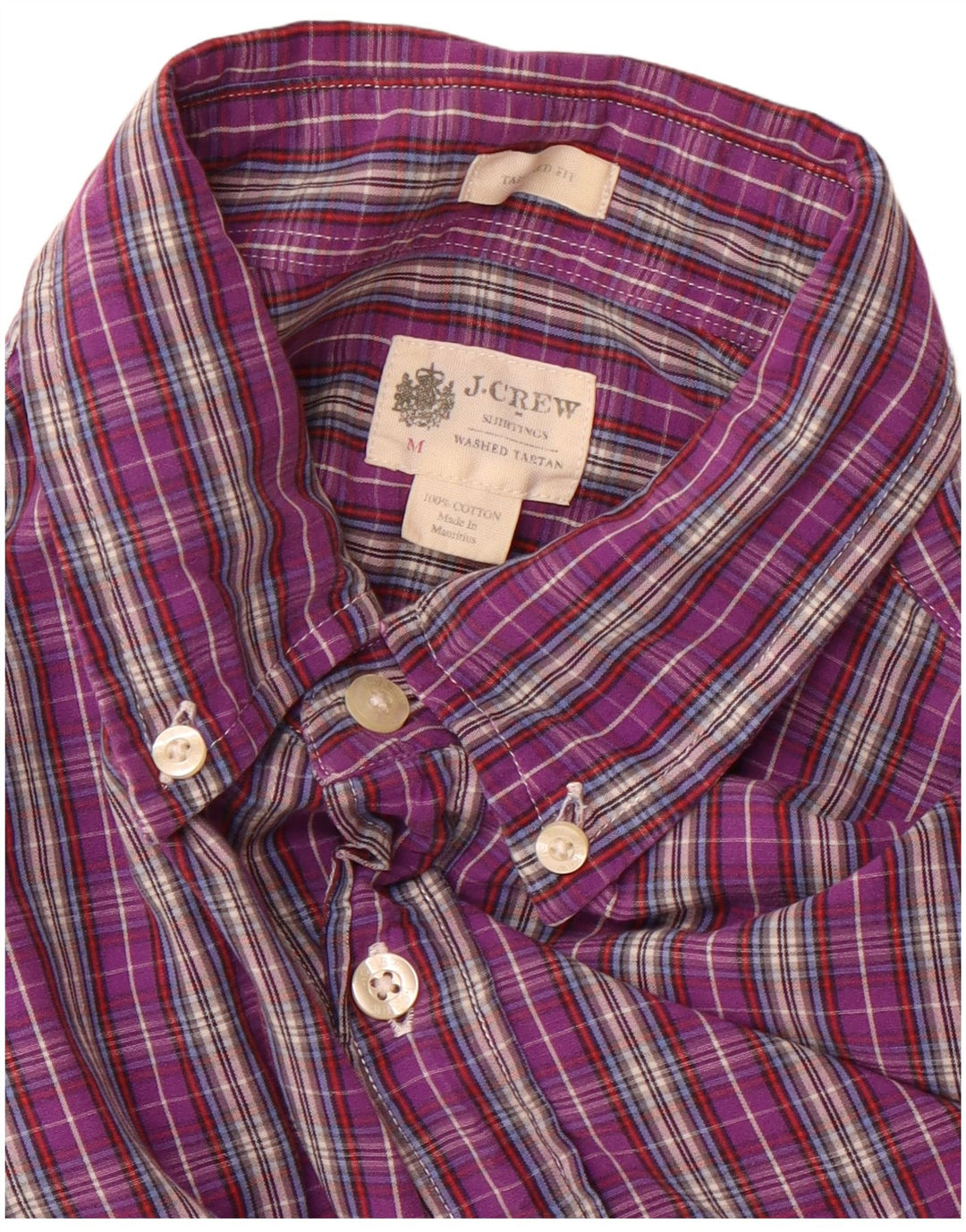 Ανδρικό πουκάμισο J. Crew Tailored Fit Medium Purple βαμβακερό