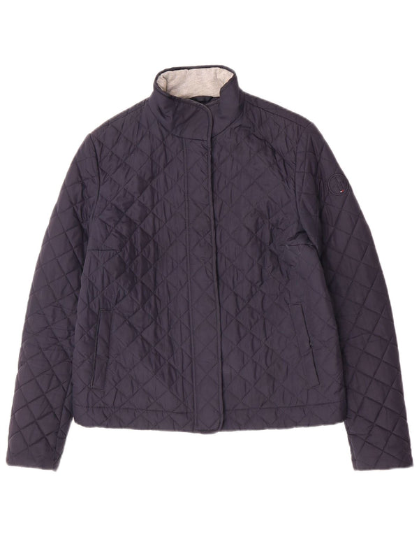 Tommy Hilfiger γυναικείο καπιτονέ μπουφάν UK 10 Small Navy Blue Polyester