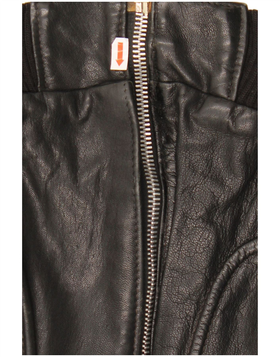 VINTAGE Ανδρικό Δερμάτινο Μπουφάν UK 40 Large Μαύρο Δερμάτινο