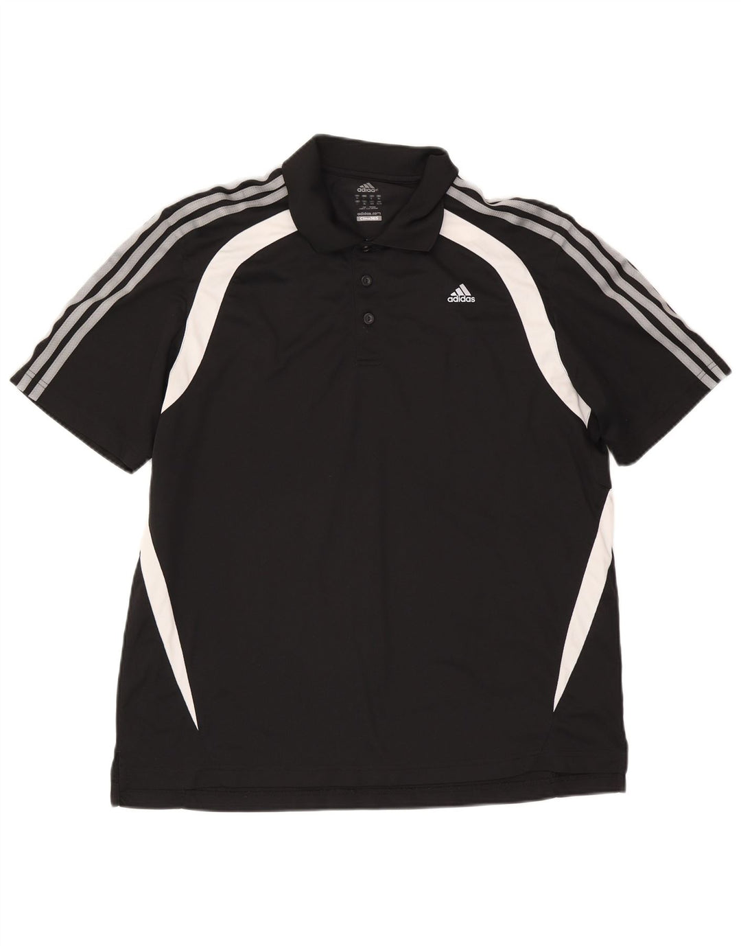 Ανδρικό πουκάμισο Adidas Climalite Polo XL Black Colourblock Polyester