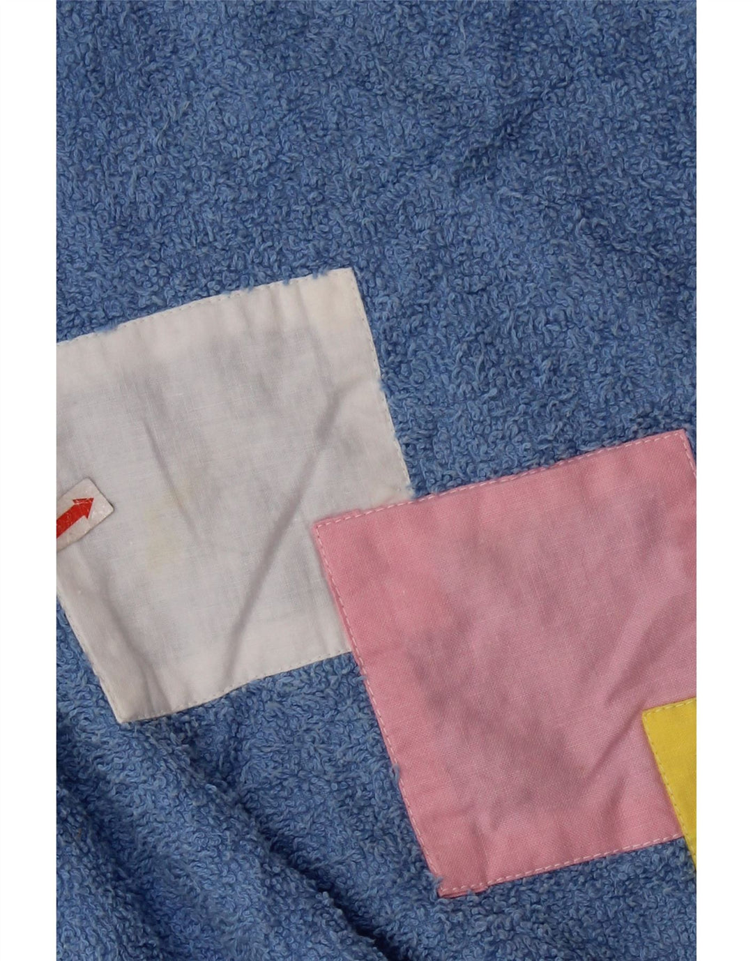 VINTAGE Γυναικείο πουλόβερ με λαιμόκαυστο UK 16 Large Blue Colourblock