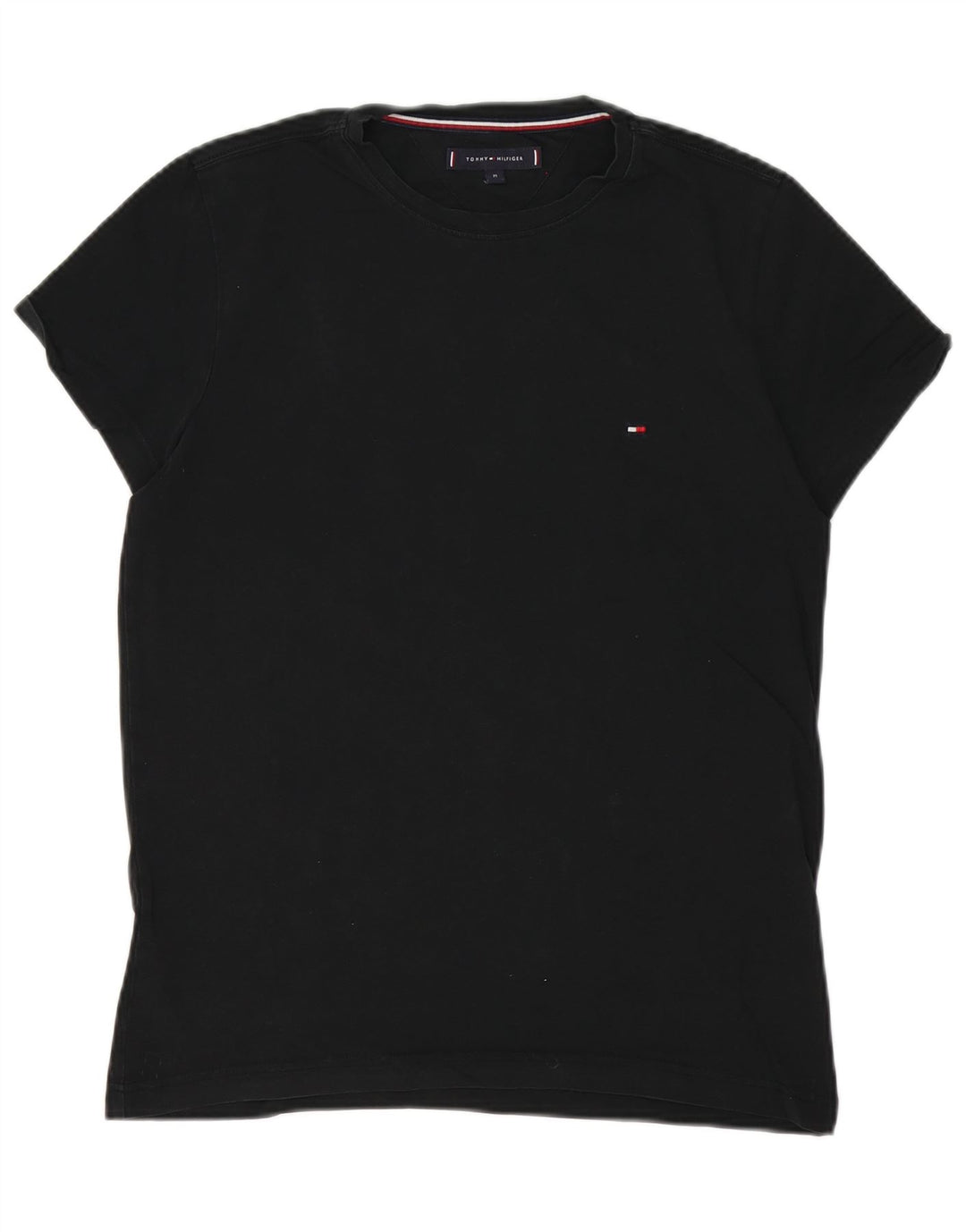 Ανδρικό T-Shirt Tommy Hilfiger Top Μεσαίο μαύρο βαμβακερό