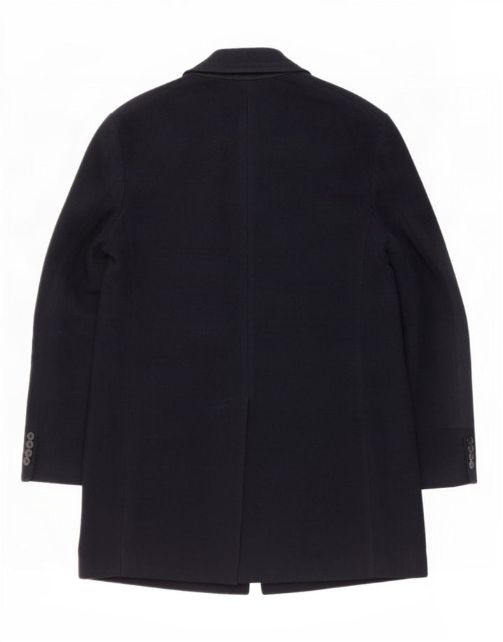 Ανδρικό παλτό French Connection UK 40 Large Navy Blue Wool