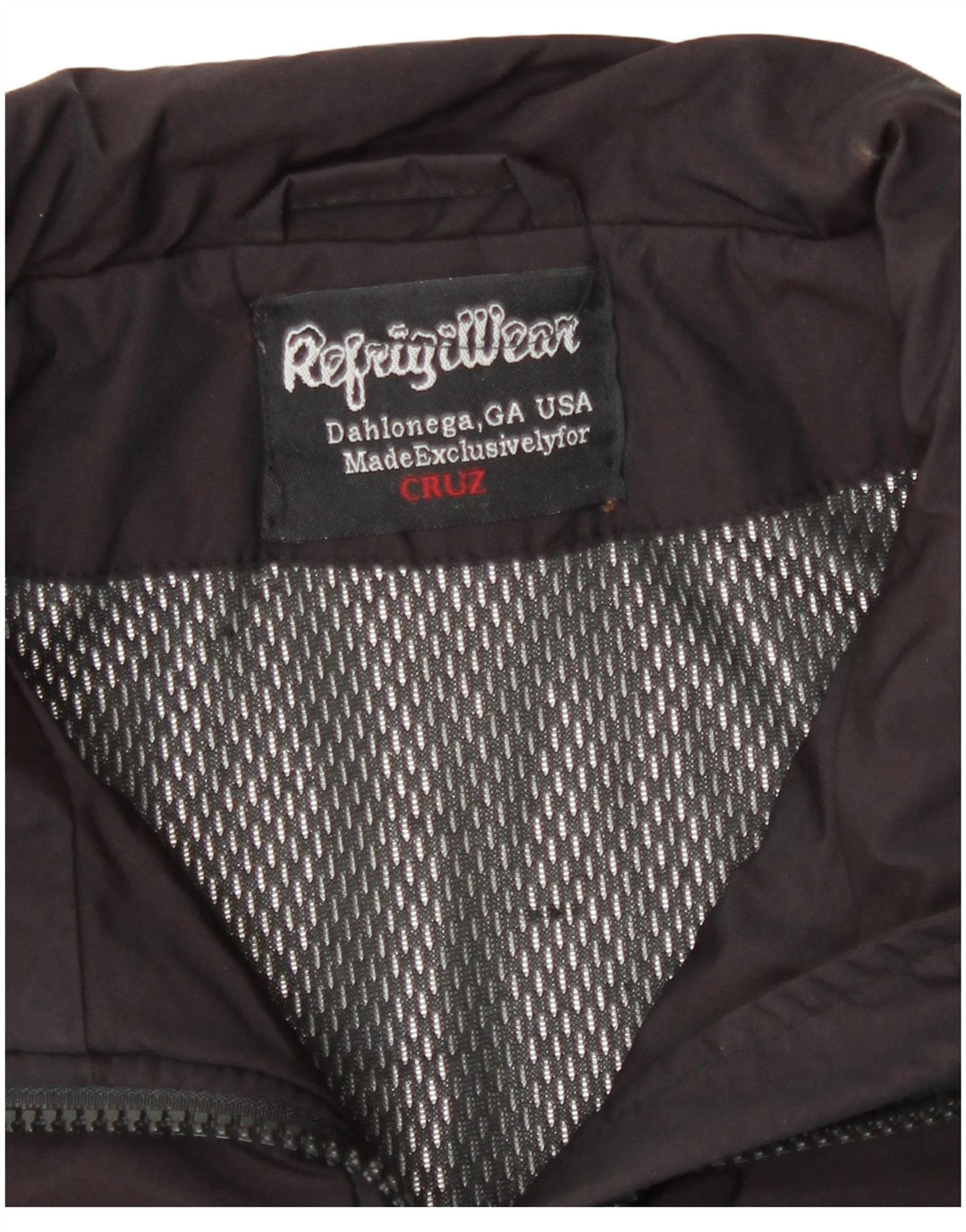 Refrigiwear Γυναικείο Bomber Jacket UK 14 Medium Burgundy Nylon
