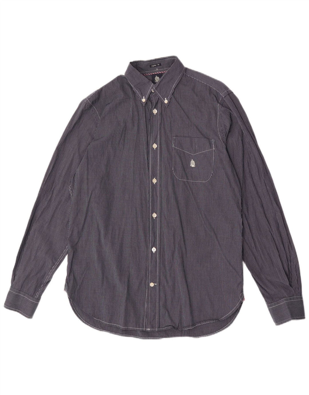 Ανδρικό πουκάμισο Marina Yachting Regular Fit Size 39 Medium Navy Blue Check