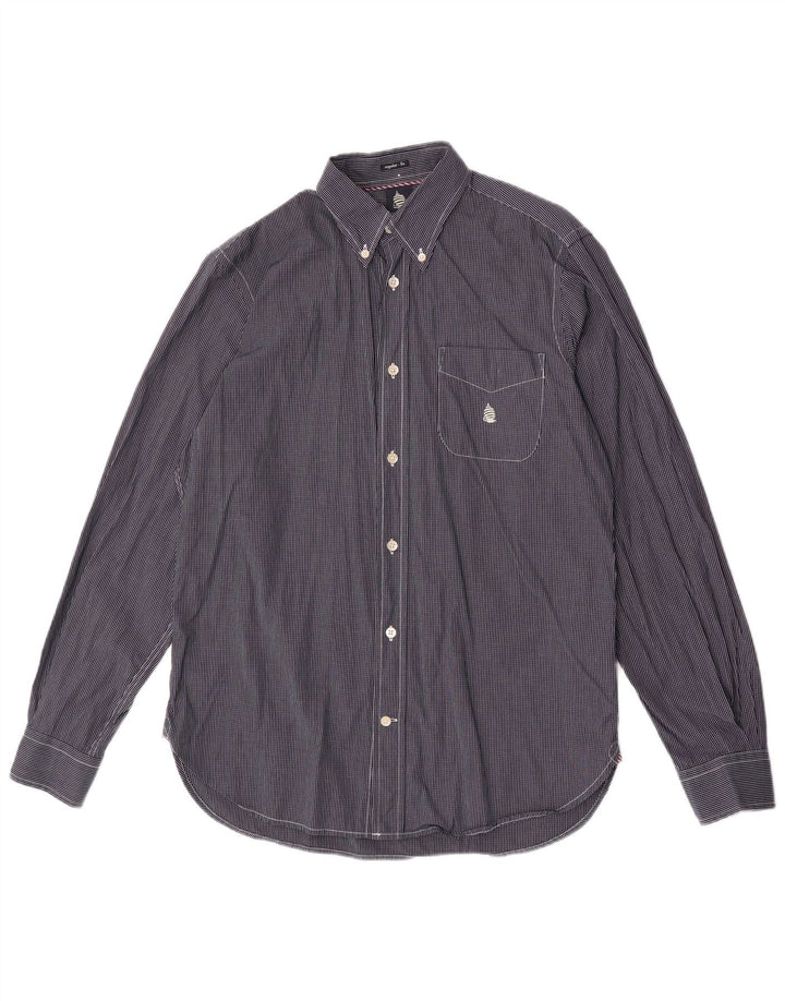 Ανδρικό πουκάμισο Marina Yachting Regular Fit Size 39 Medium Navy Blue Check