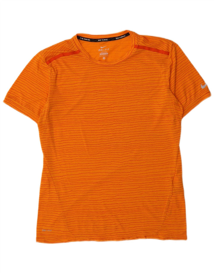 Ανδρικό T-Shirt Nike Dri Fit Τοπ μεσαίου πορτοκαλί πολυεστέρας