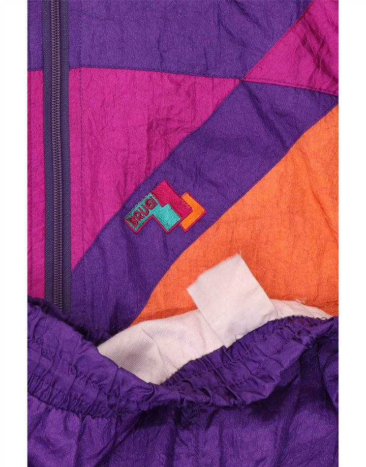 Brugi Ανδρική Ολόσωμη Φόρμα Μεγάλο Μωβ Colourblock