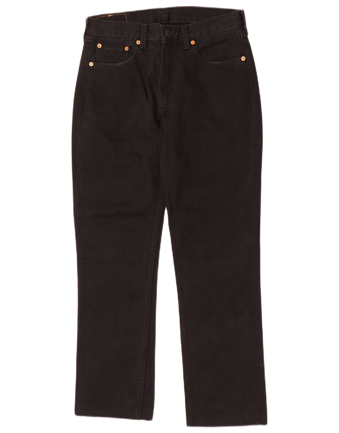 Levi's Mens 595 Straight Jeans W31 L29 Μαύρο