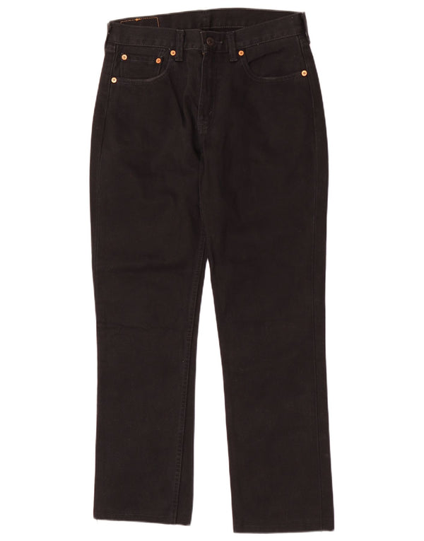 Levi's Mens 595 Straight Jeans W31 L29 Μαύρο
