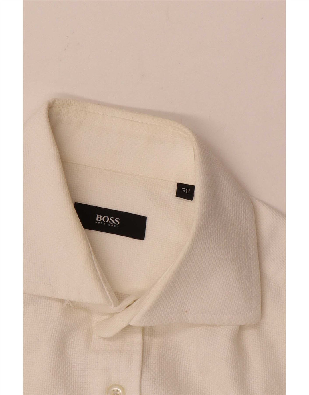 Ανδρικό πουκάμισο Hugo Boss, μέγεθος 38, μεσαίο λευκό
