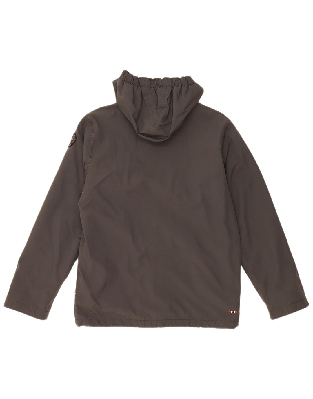 NAPAPIJRI Boys Geographic Graphic Windbreaker Jacket 13-14 Years Grey