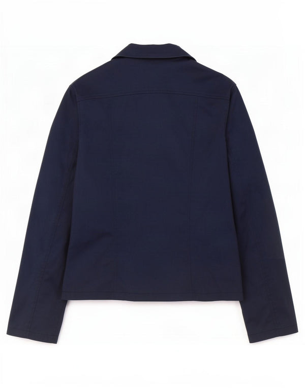 Stefanel Γυναικείο Utility Jacket UK 14 Medium Navy Blue Polyamide