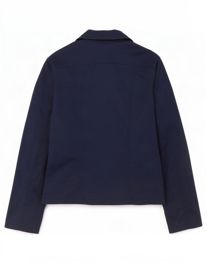 Stefanel Γυναικείο Utility Jacket UK 14 Medium Navy Blue Polyamide