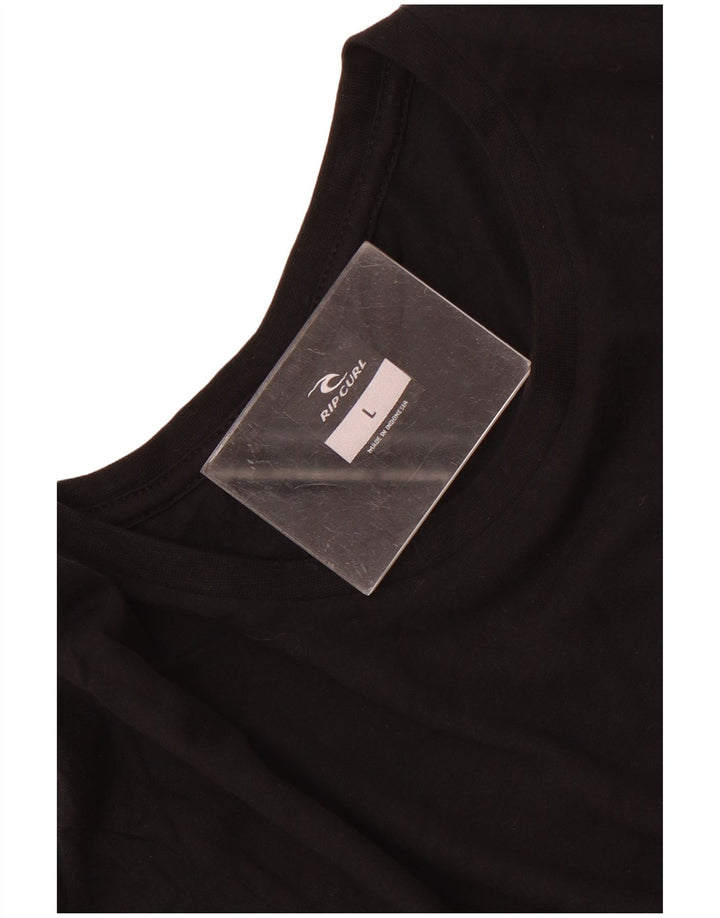 Ανδρικό γραφικό μπλουζάκι Rip Curl Top Large Μαύρο