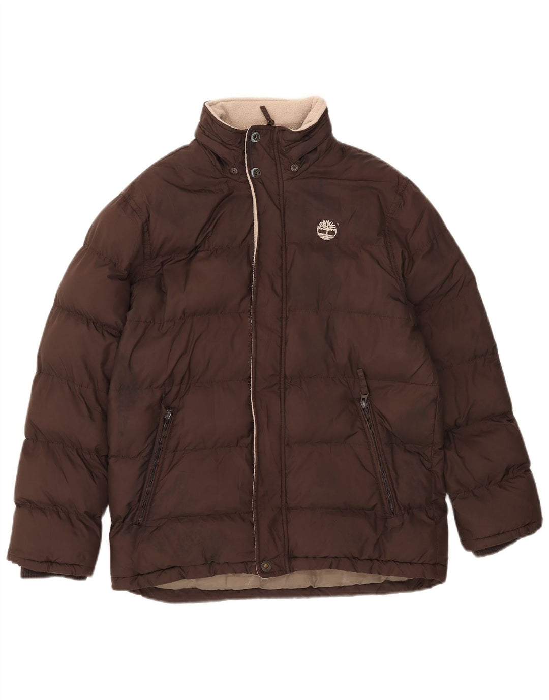 Μπουφάν Timberland Boys padded Jacket 13-14 Years Brown Polyester