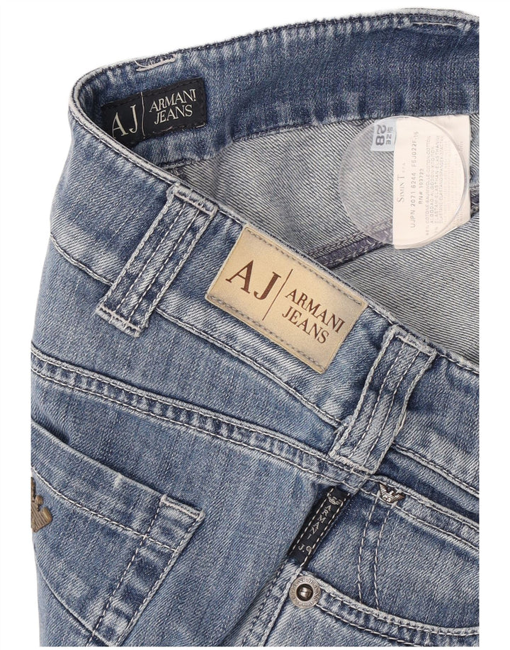 Armani Γυναικείο ίσιο τζιν W28 L30 Μπλε βαμβακερό