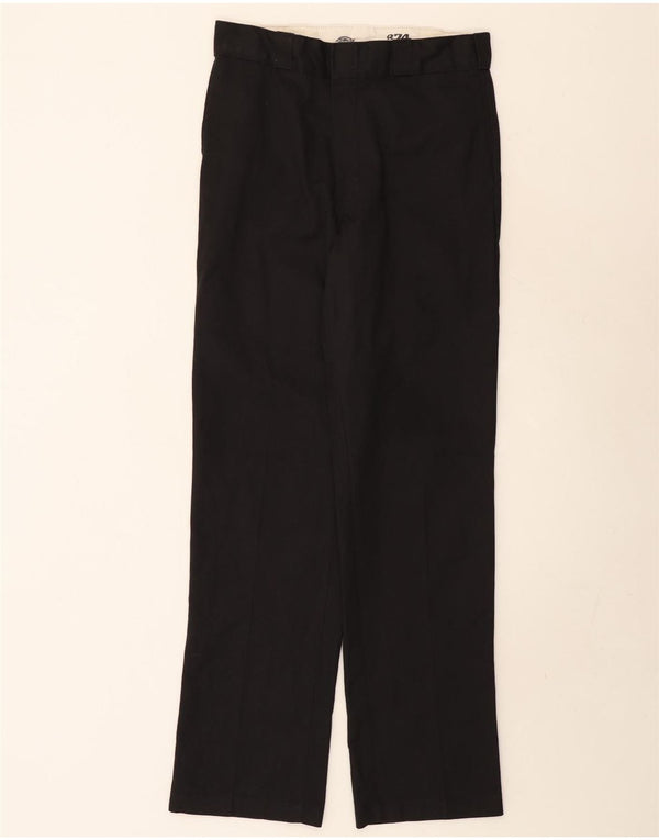Dickies Mens 874 Original Fit Straight Chino Trousers W33 L34 Black