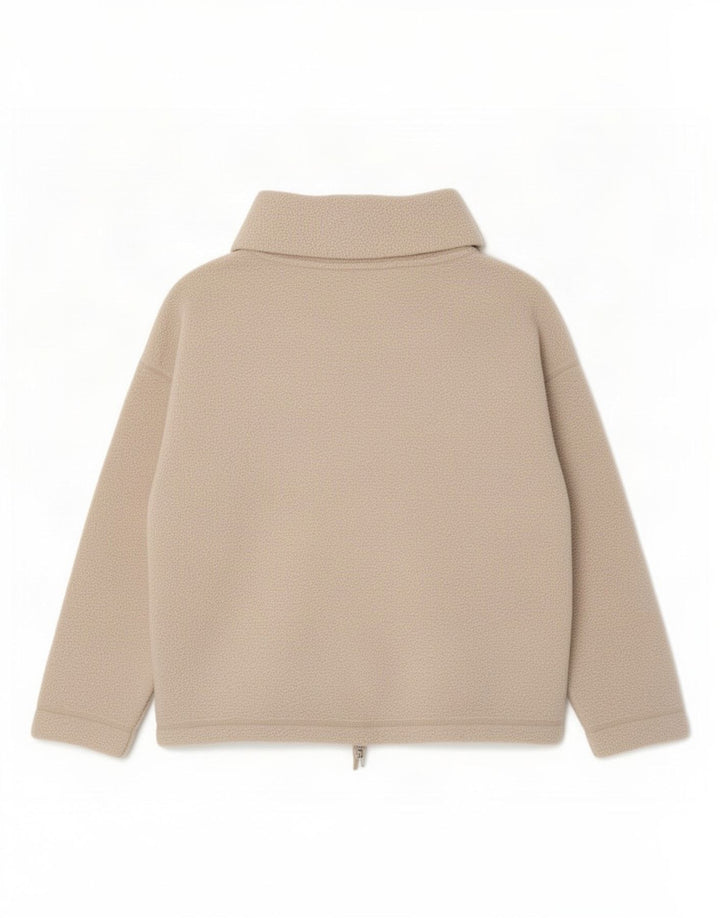 Marks & Spencer Γυναικείο ρολό φλις λαιμόκοψη UK 14 Medium Beige
