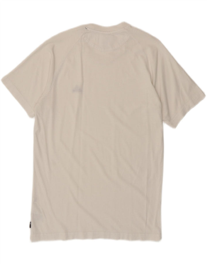 Adidas Ανδρικό T-Shirt Top Small Off White Βαμβακερό