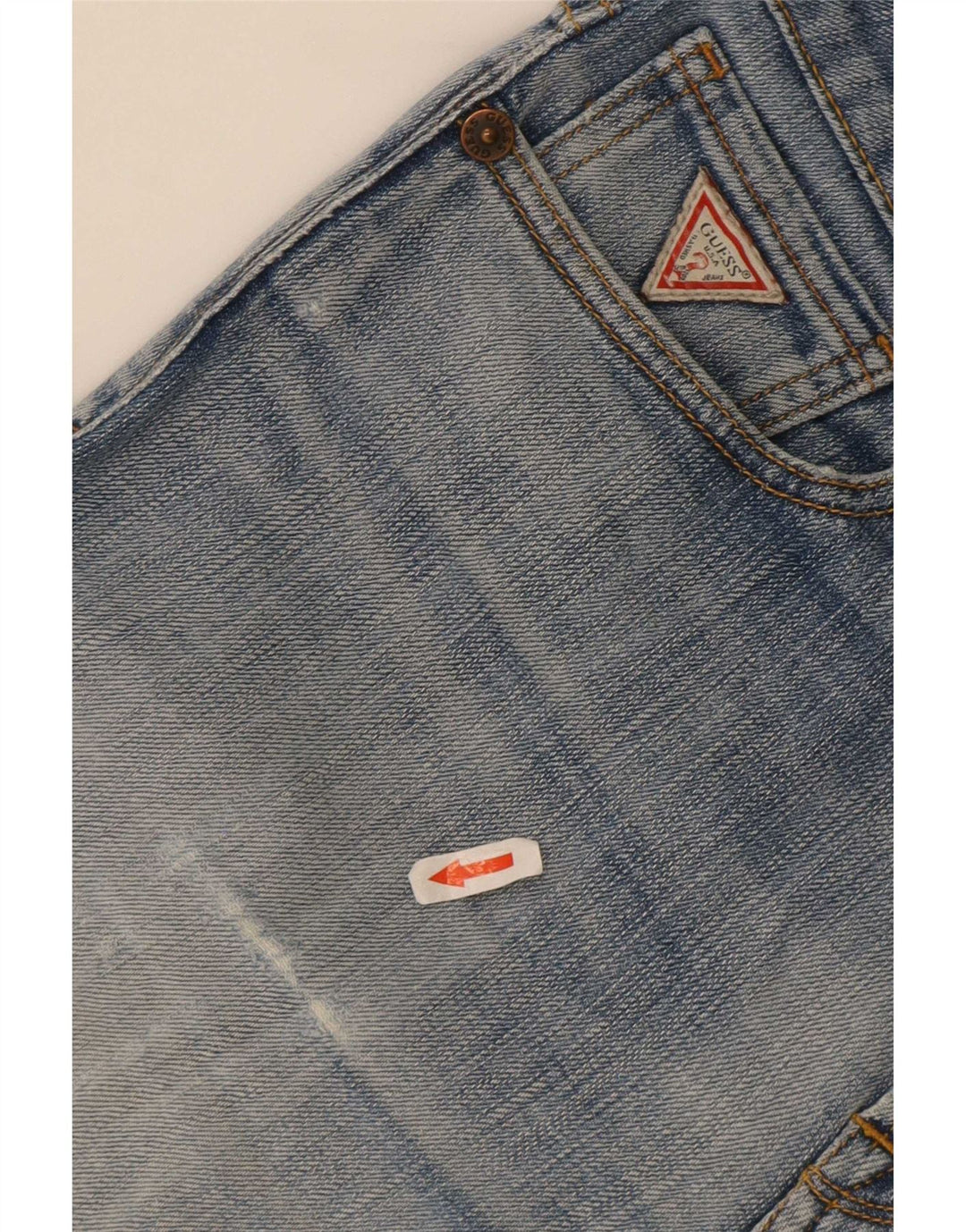 Ανδρικό τζιν ίσιο Guess W32 L29 Μπλε βαμβακερό