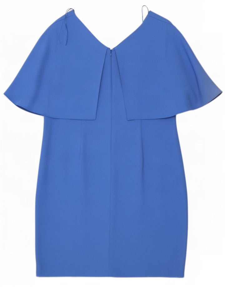 Marks & Spencer Γυναικείο φόρεμα Shift UK 16 Large Blue Polyester