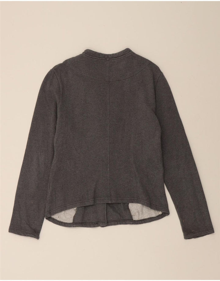 GUESS Womens Tracksuit Top Jacket UK 12 Medium Grey Cotton Vintage Guess and Second-Hand Guess from Messina Hembry 