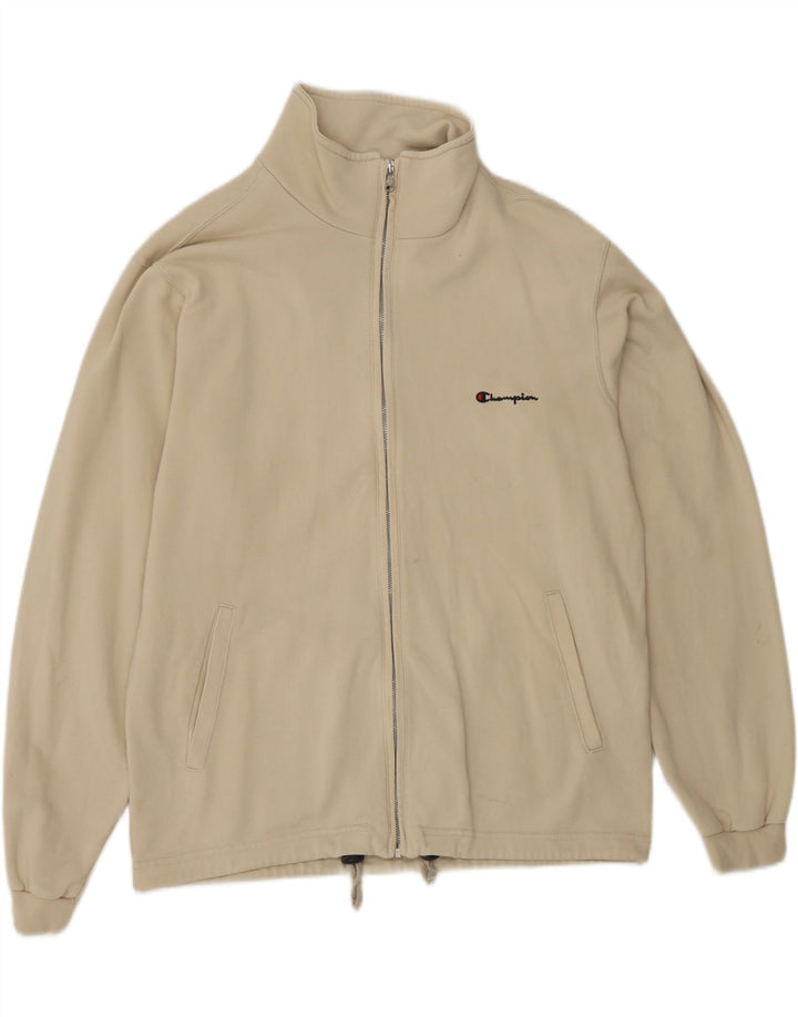 Ανδρική φόρμα CHAMPION Top Jacket Μεγάλο Μπεζ Βαμβακερό