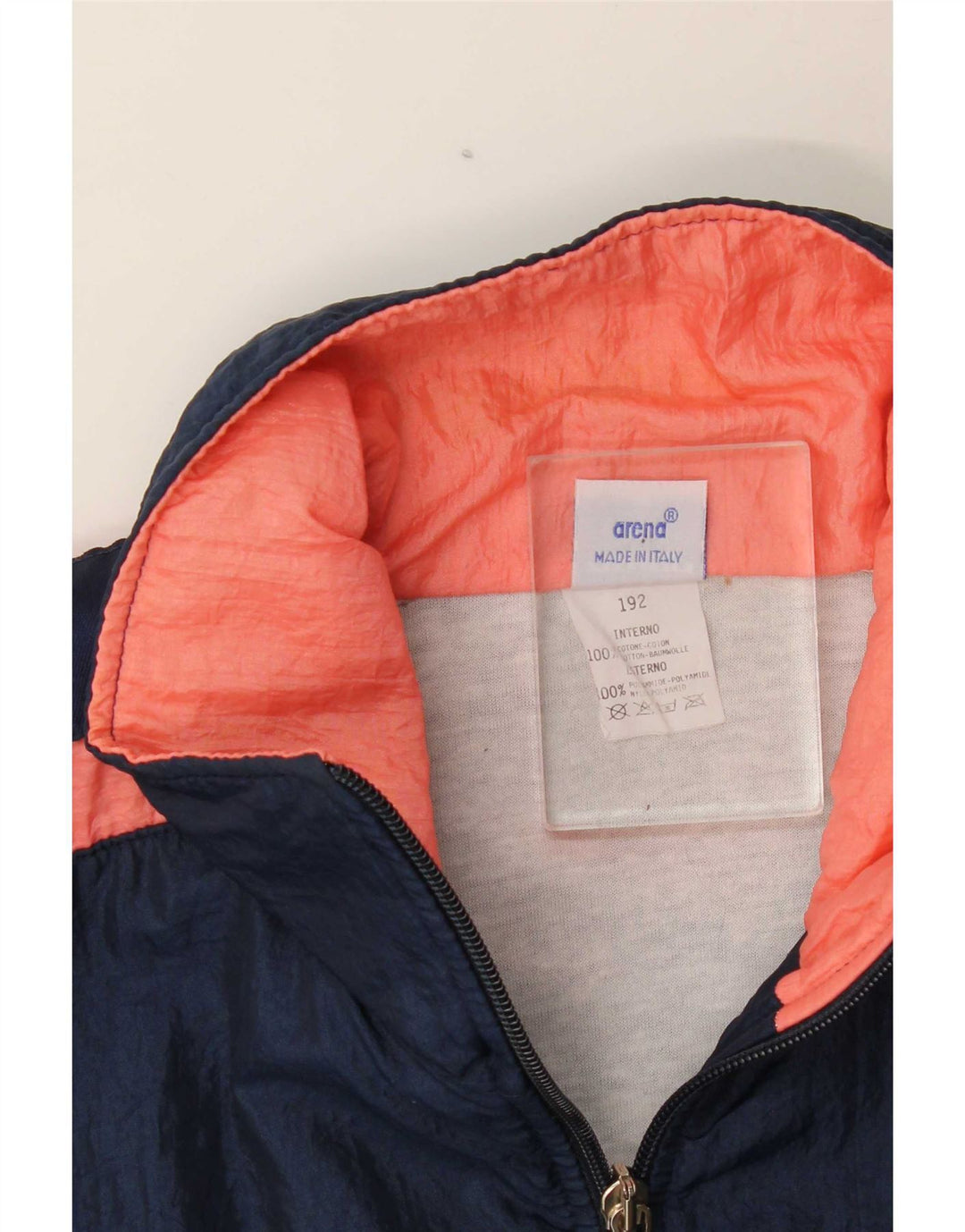 Arena ανδρική φόρμα γραφικής φόρμας Top Jacket 2XL Navy Blue Colorblock Polyamide